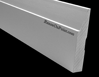 Bevel step baseboard